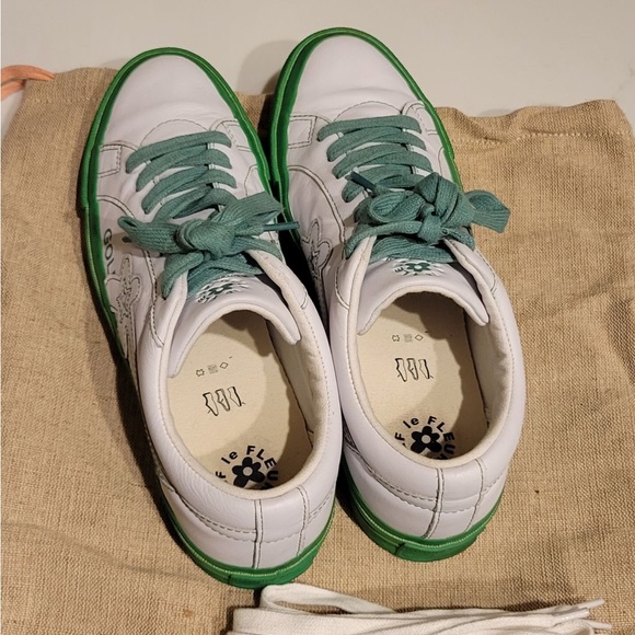 Golf Le Fleur x Converse One Star Ox Block Green - Picture 3 of 6